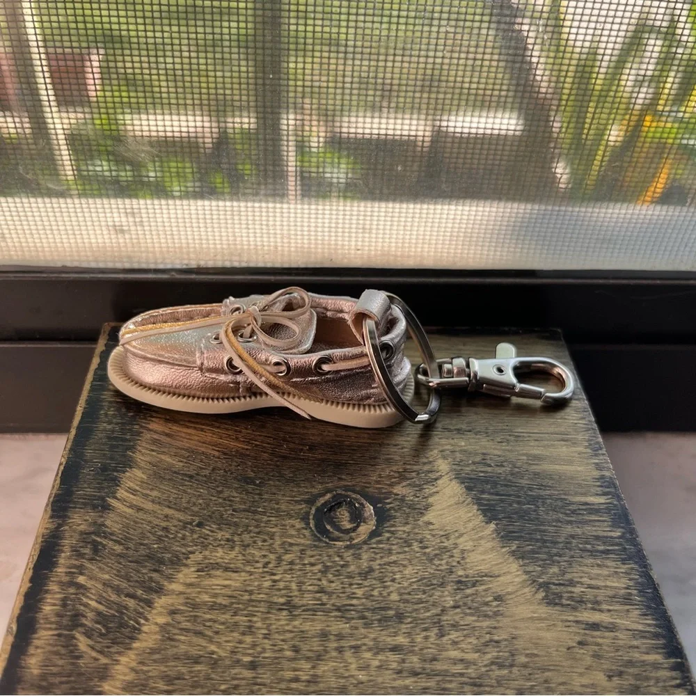 Sperry Top-Sider Boat Shoe Keychain (Silver)